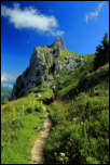 5D3_07270  -  <strong>Dent des Portes<br/>Avant d'entamer la descente, la Dent des Portes nous surplombe, majestueuse</strong><br/>Doucy-en-Bauges - Juillet 2017