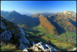 5D3_10497  -  <strong>Dent de Pleuven-Trelod-Dent des Portes<br/>... Ecole, la Compôte et la Dent d'Arclusaz, l'arête Mont Charvay-Mont Chardonnet, le Colombier </strong><br/>Doucy-en-Bauges - Octobre 2017