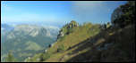 IMG_37067-37068  -  <strong>Traversée Dent des Portes - Banc Plat<br/>Après la descente face Nord de la Dent des Portes, nous rejoignons l'arête.</strong><br/>Doucy-en-Bauges (73) - Septembre 2016
