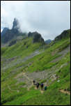 IMG_17491 - <strong>Sur le chemin entre le refuge du Presset et le col du Bresson</strong></br>La Côte d'Aime - Août 2014