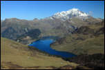 IMG_19452 - <strong>Vue du Mont des Acrays, le Lac de Roselend et le Mont-Blanc</strong></br> Beaufort - Octobre 2014