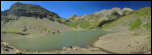 5D3_08480-08485  -  <strong>Lac de la Vogealle<br/>Le Lac de la Vogealle sous la Pointe Rousse des Chambres, Pointe Droite, la Corne au Taureau, la Pointe de la Golette et les Dents Blanches</strong> <br/>Sixt-Fer-à-Cheval - Août 2017