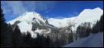 IMG_28928-28933  -  <strong>Pointe Ratti<br/>Depuis la D 328 entre La Villiaz de Combafou et le Col de l'Encrenaz : Pointe d'Uble, Pointe de Chalune, Tete de Charseuvre et Roc d'Enfer</strong> <br/>La Côte-d'Arbroz - Février 2016