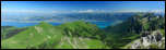 IMG_32806-32808  -  <strong>La Dent d'Oche<br/>Du sommet de la Dent d'Oche, panorama du Nord à l'Est : Pic Boré, pointe de Pétalouse, Pointe de l'Aiguille, Vallon de Novel, le Grammont (CH). Derrière le Léman, Vevey, Montreux et une partie des préalpes et des alpes suisses.</strong> <br/>Bernex - Juin 2016