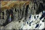 5D3_10328  -  <strong>Lognan - Glacier d'Argentière<br/>Arc-en-ciel de cascade sous le front du glacier</strong> <br/>Chamonix - Octobre 2017