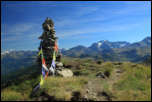IMG_26248  -  <strong>Le Cairn au sommet Est du Mont Jovet</strong>	<br/>Bozel - Août 2015