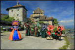 5D3_03435  -  <strong>Flammes sous le château</strong><br/>Carnaval Vénitien - Yvoire 2017