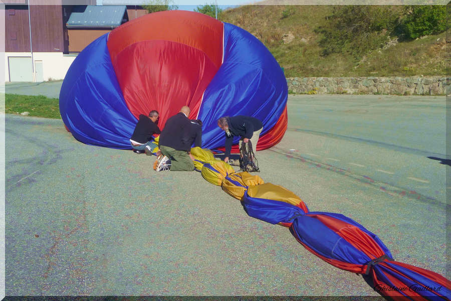 pliage du ballon